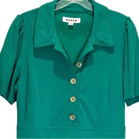 Boden Green (“Bear Grass”) Nicolette Ponte Short Dress - Size 10, Career Wear - Picture 8 of 11